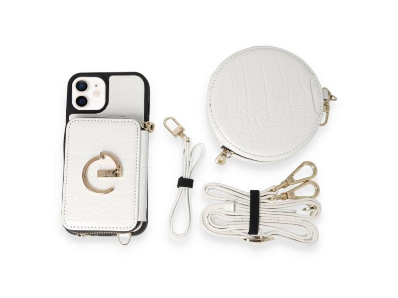 Joko iPhone 11 Kılıf Ermes Kapak - Beyaz