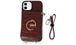 Joko iPhone 11 Kılıf Ermes Kapak - Bordo