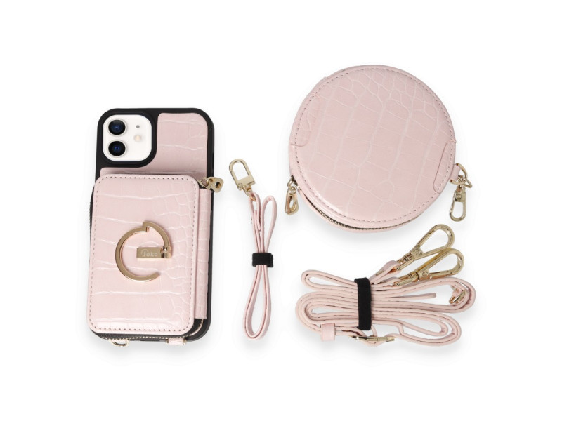 Joko iPhone 11 Kılıf Ermes Kapak - Pembe