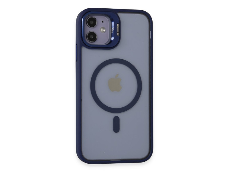 Joko iPhone 11 Kılıf Roblox Lens Magsafe Standlı Kapak - Lacivert