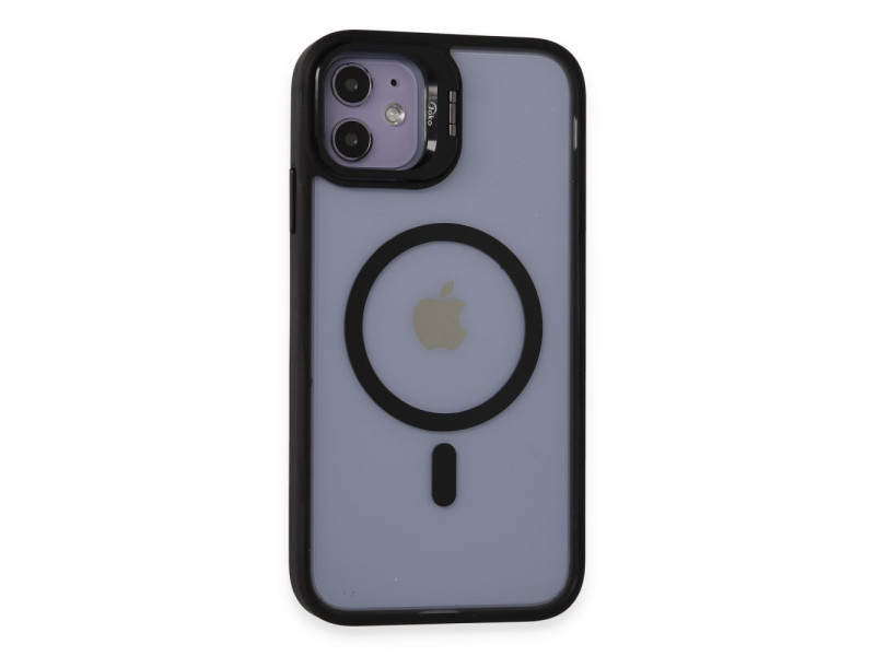 Joko iPhone 11 Kılıf Roblox Lens Magsafe Standlı Kapak - Siyah