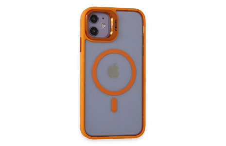 Joko iPhone 11 Kılıf Roblox Lens Magsafe Standlı Kapak - Turuncu