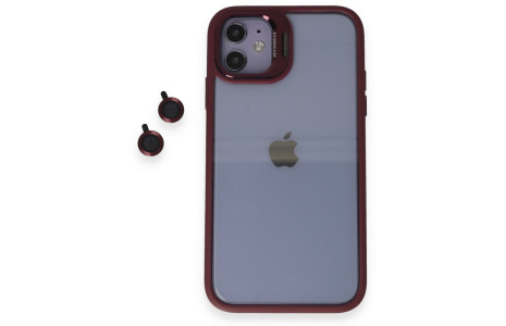 Joko iPhone 11 Kılıf Roblox Lens Standlı Kapak - Bordo