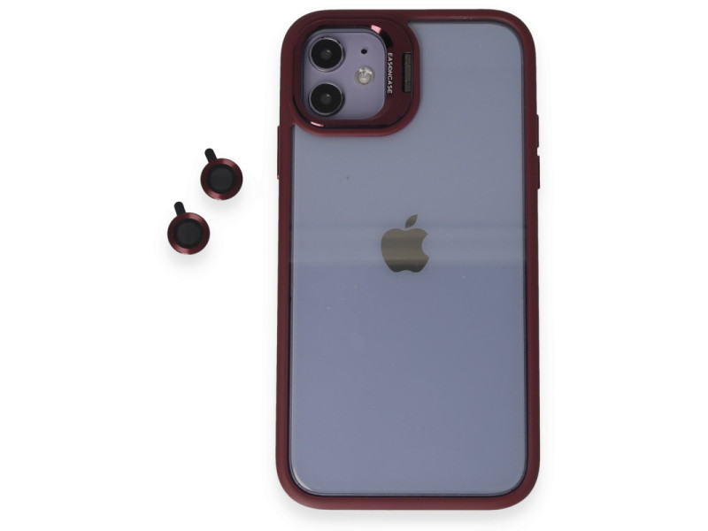 Joko iPhone 11 Kılıf Roblox Lens Standlı Kapak - Bordo
