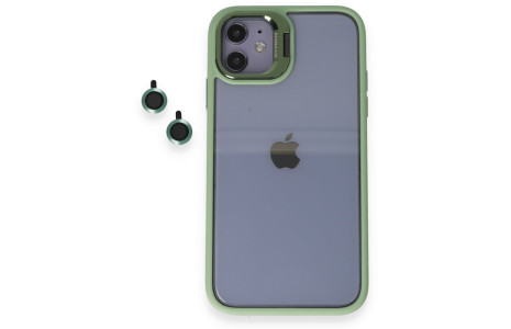 Joko iPhone 11 Kılıf Roblox Lens Standlı Kapak - Yeşil