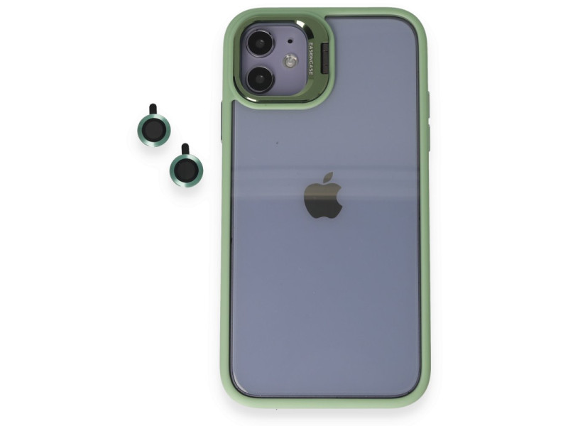 Joko iPhone 11 Kılıf Roblox Lens Standlı Kapak - Yeşil