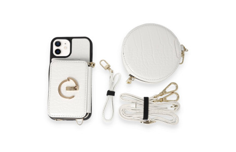 Joko iPhone 12 Kılıf Ermes Kapak - Beyaz
