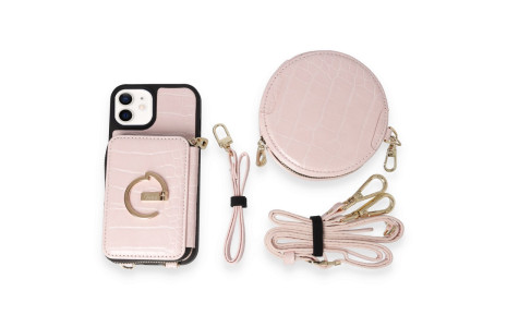 Joko iPhone 12 Kılıf Ermes Kapak - Pembe
