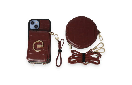 Joko iPhone 14 Kılıf Ermes Kapak - Bordo
