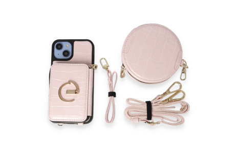 Joko iPhone 14 Kılıf Ermes Kapak - Pembe