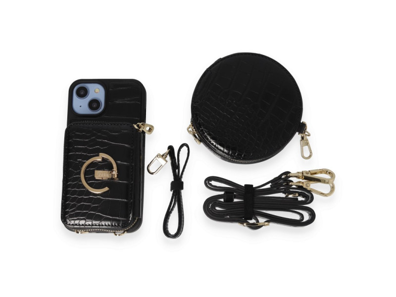 Joko iPhone 14 Kılıf Ermes Kapak - Siyah