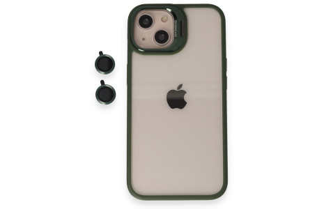 Joko iPhone 14 Kılıf Roblox Lens Standlı Kapak - Koyu Yeşil