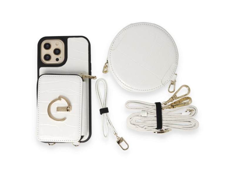 Joko iPhone 14 Pro Kılıf Ermes Kapak - Beyaz