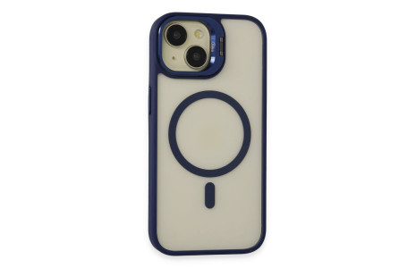 Joko iPhone 15 Kılıf Roblox Lens Magsafe Standlı Kapak - Lacivert