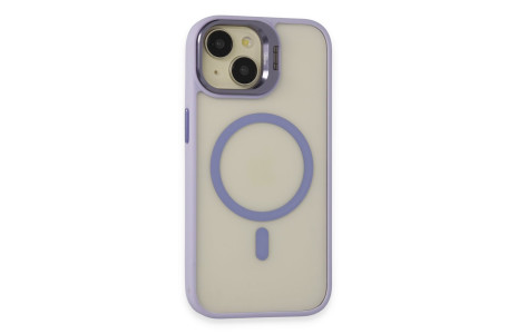 Joko iPhone 15 Kılıf Roblox Lens Magsafe Standlı Kapak - Lila