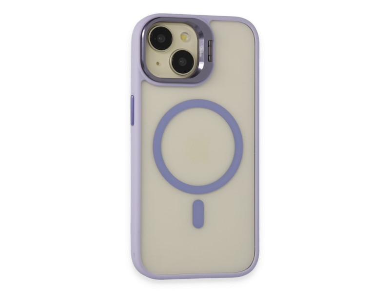 Joko iPhone 15 Kılıf Roblox Lens Magsafe Standlı Kapak - Lila