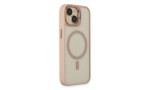 Joko iPhone 15 Kılıf Roblox Lens Magsafe Standlı Kapak - Pudra