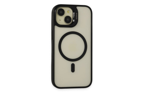 Joko iPhone 15 Kılıf Roblox Lens Magsafe Standlı Kapak - Siyah