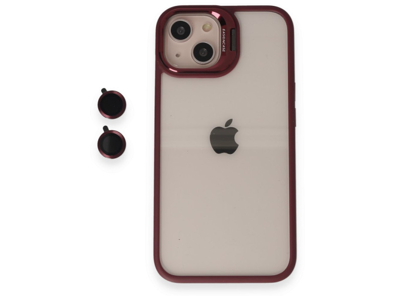 Joko iPhone 15 Kılıf Roblox Lens Standlı Kapak - Bordo