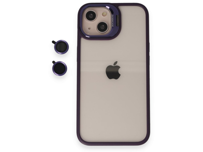 Joko iPhone 15 Kılıf Roblox Lens Standlı Kapak - Derin Mor