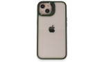 Joko iPhone 15 Kılıf Roblox Lens Standlı Kapak - Koyu Yeşil