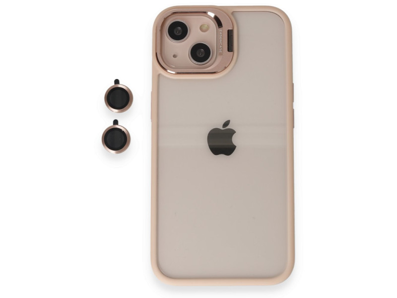 Joko iPhone 15 Kılıf Roblox Lens Standlı Kapak - Pudra