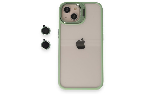 Joko iPhone 15 Kılıf Roblox Lens Standlı Kapak - Yeşil
