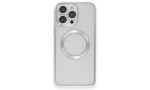Joko iPhone 15 Pro Kılıf Metal Bumper Magneticsafe Kapak - Gümüş