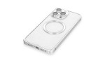 Joko iPhone 15 Pro Kılıf Metal Bumper Magneticsafe Kapak - Gümüş