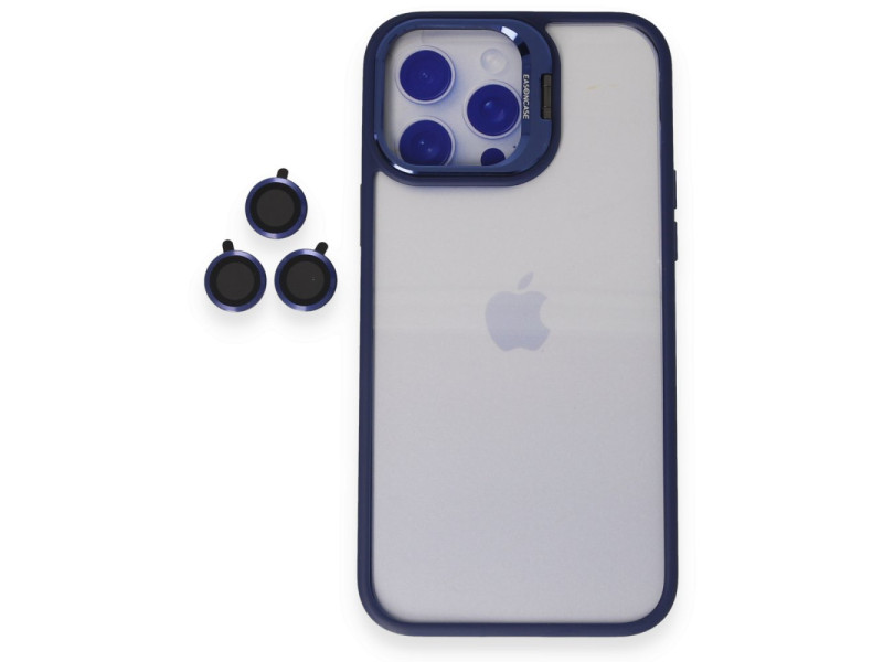 Joko iPhone 15 Pro Kılıf Roblox Lens Standlı Kapak - Lacivert