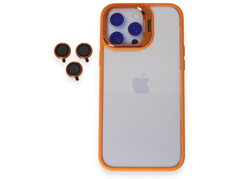 Joko iPhone 15 Pro Kılıf Roblox Lens Standlı Kapak - Turuncu