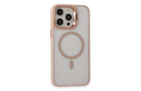 Joko iPhone 15 Pro Max Kılıf Roblox Lens Magsafe Standlı Kapak - Pudra