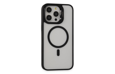 Joko iPhone 15 Pro Max Kılıf Roblox Lens Magsafe Standlı Kapak - Siyah