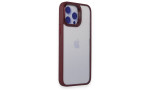 Joko iPhone 15 Pro Max Kılıf Roblox Lens Standlı Kapak - Bordo