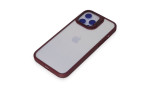 Joko iPhone 15 Pro Max Kılıf Roblox Lens Standlı Kapak - Bordo