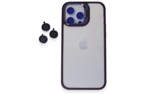 Joko iPhone 15 Pro Max Kılıf Roblox Lens Standlı Kapak - Derin Mor