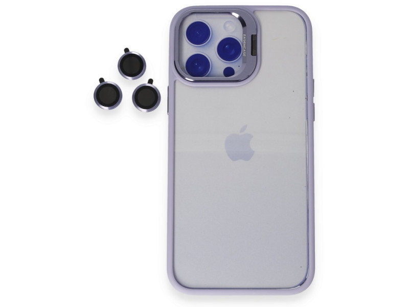 Joko iPhone 15 Pro Max Kılıf Roblox Lens Standlı Kapak - Lila