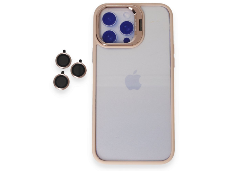 Joko iPhone 15 Pro Max Kılıf Roblox Lens Standlı Kapak - Pudra