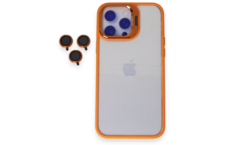 Joko iPhone 15 Pro Max Kılıf Roblox Lens Standlı Kapak - Turuncu