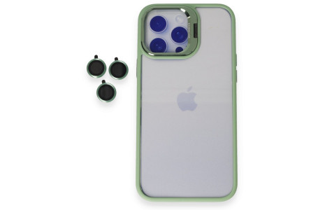 Joko iPhone 15 Pro Max Kılıf Roblox Lens Standlı Kapak - Yeşil