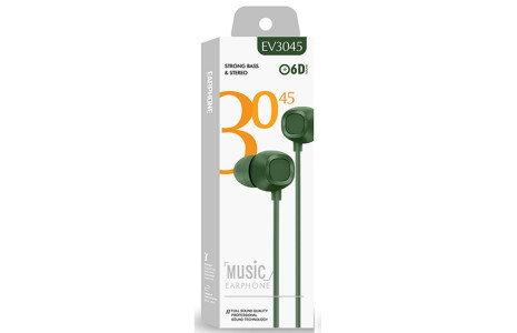 Karler Bass EV-3045 Kablolu Kulaklık - Koyu Yeşil