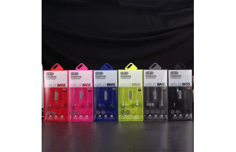 Karler Bass KR-204 Kablolu Kulaklık - Pembe