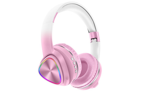 Karler Bass Tune 650 BT RGB Kablosuz Kafaüstü Kulaklık - Pembe