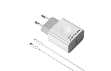Konfulon C69D 20W + DC13 1M 20W Type-C to Lightning Kablolu PD Şarj Cihazı