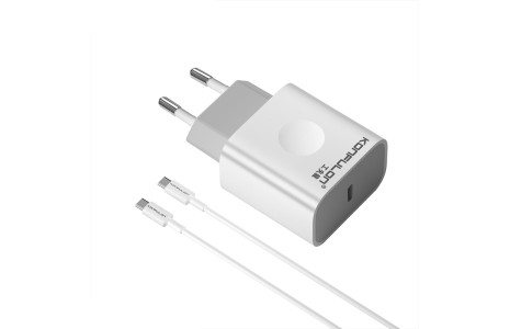 Konfulon C69D 20W + 1M 18W DC15 Type-C to Type-C Kablolu PD Şarj Cihazı