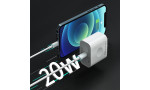 Konfulon C69D 20W + 1M 18W DC15 Type-C to Type-C Kablolu PD Şarj Cihazı