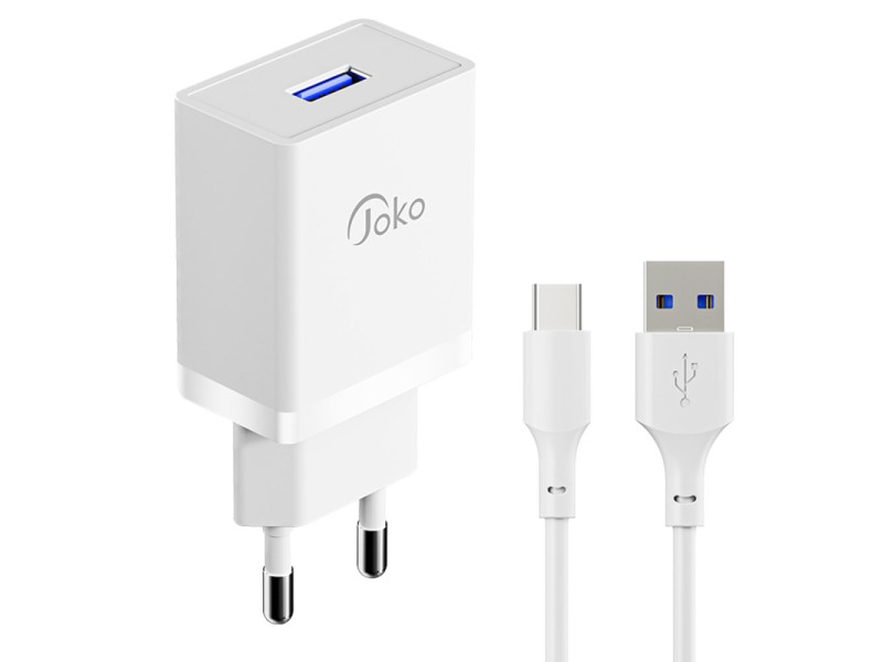 Joko JK77 15W + PX18 1M 2.4A Usb to Type-C Kablolu PD Şarj Cihazı