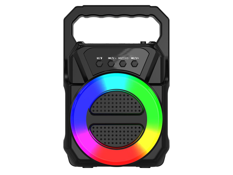 Newface ABS-1309 RGB FM Kablosuz Hoparlör - Siyah