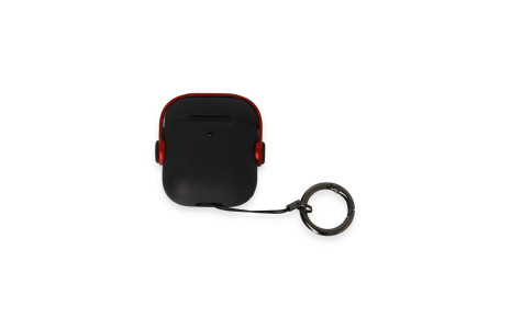 Newface Airpods (1.nesil) Cool Kılıf - Siyah-Kırmızı