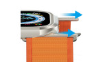 Movenchy Apple Watch Ultra 49mm Movenchy MO-WT3 Alüminyum Camlı Kasa Ekran Koruyucu - Yıldız Işığı